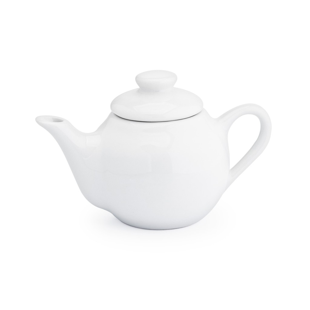 Mini Bule Porcelana 200ml – Perfeito para Chá de Cozinha e Decoração de Mesa Clássica