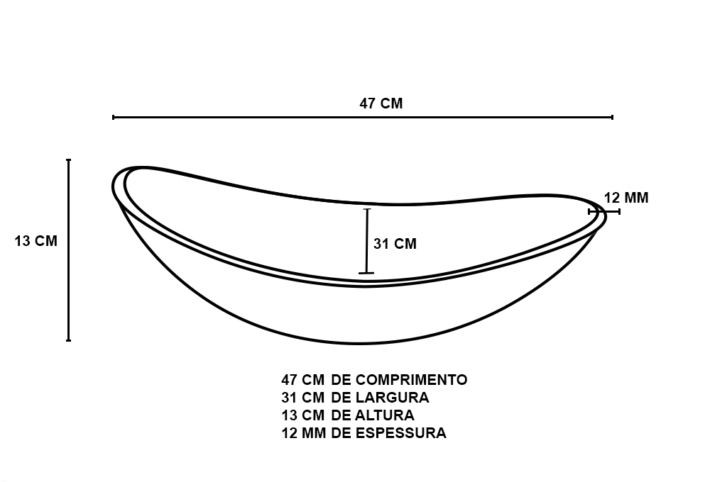 Cuba De Vidro Oval 47cm Verde + Válvula Click · foto 2