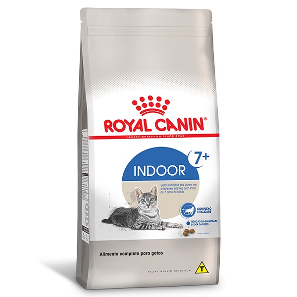 Ração Royal Canin Indoor 7+ para Gatos Adultos  - 1,5Kg em Oferta na Shopee