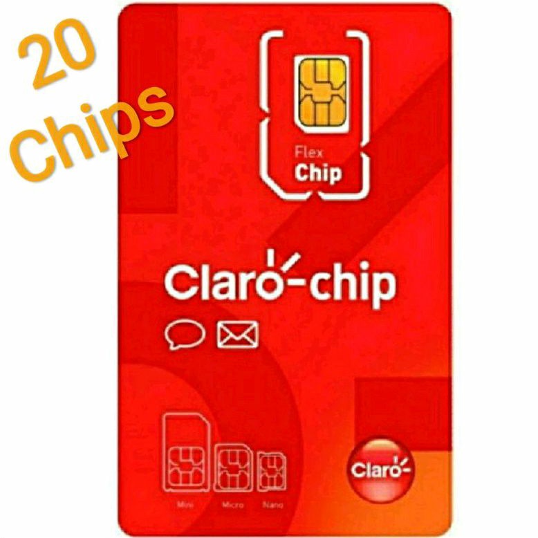 Chipclaro 4gcom 20 Unidades Shopee Brasil 9239