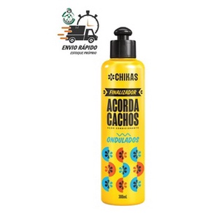Finalizador Acorda Cachos Ondulados Chikas 300g No Poo