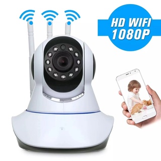 Câmera Robô 3 Antenas Ip Wifi com rotação 360º 720p Aplicativo Yoosee/yyp2p