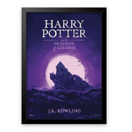 Quadro decorativo Grande 40x60 para sua sala ou quarto Harry Potter e o Prisioneiro de Azkaban