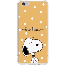 Capa de Celular Capinha Iphone 6 Plus / 6s Plus Personalizada - Snoopy com nome