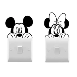 Kit adesivos para interruptor, mickey e minnie!