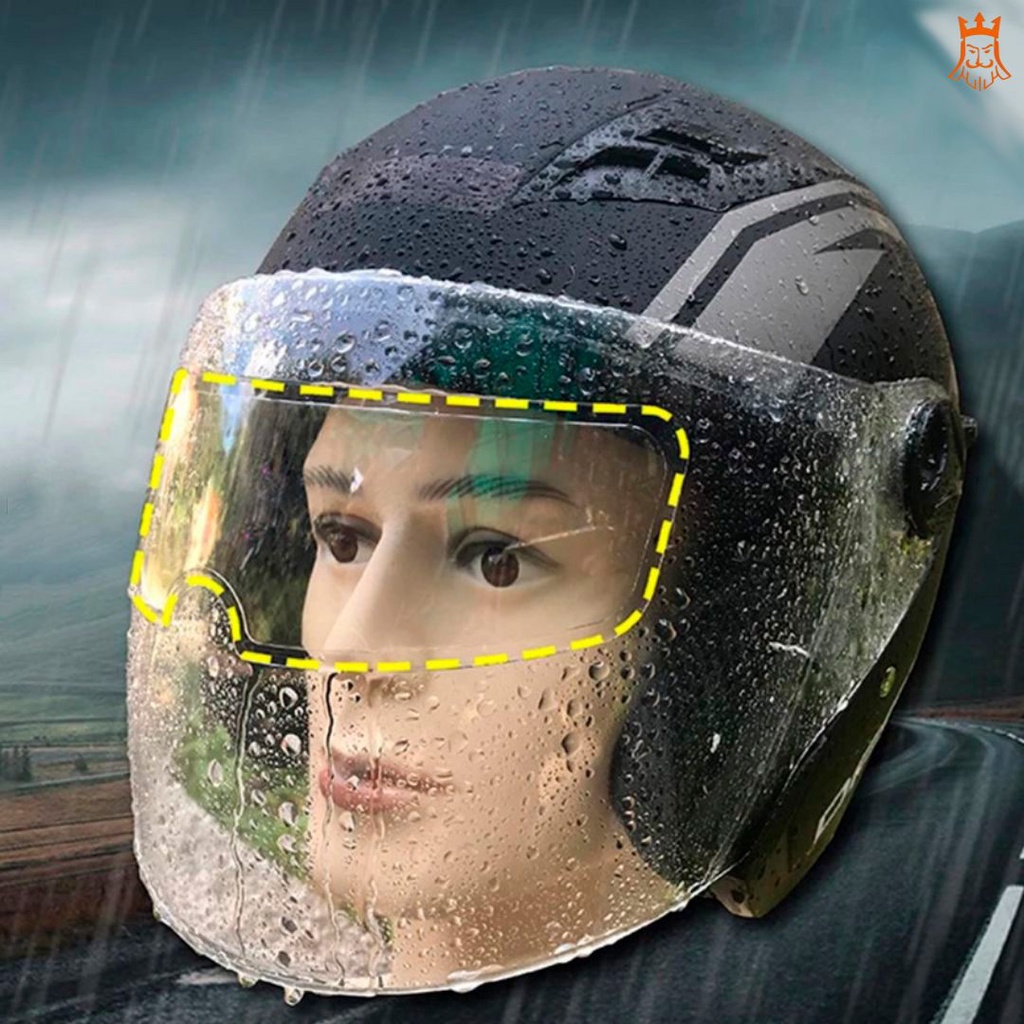 Película para capacete de moto Anti Embaçante