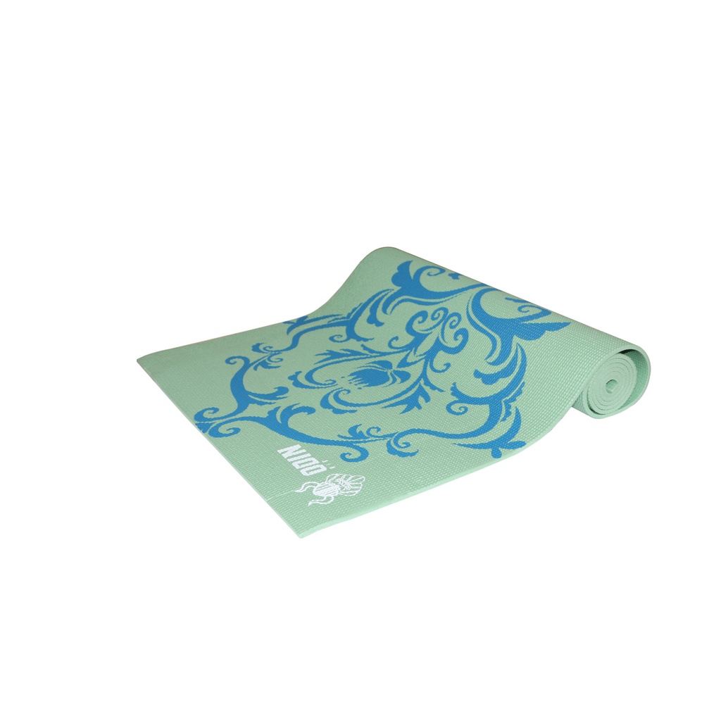 Tapete para Yoga Estampado Colchonete Pilates PVC Odin Fit em Oferta na Shopee