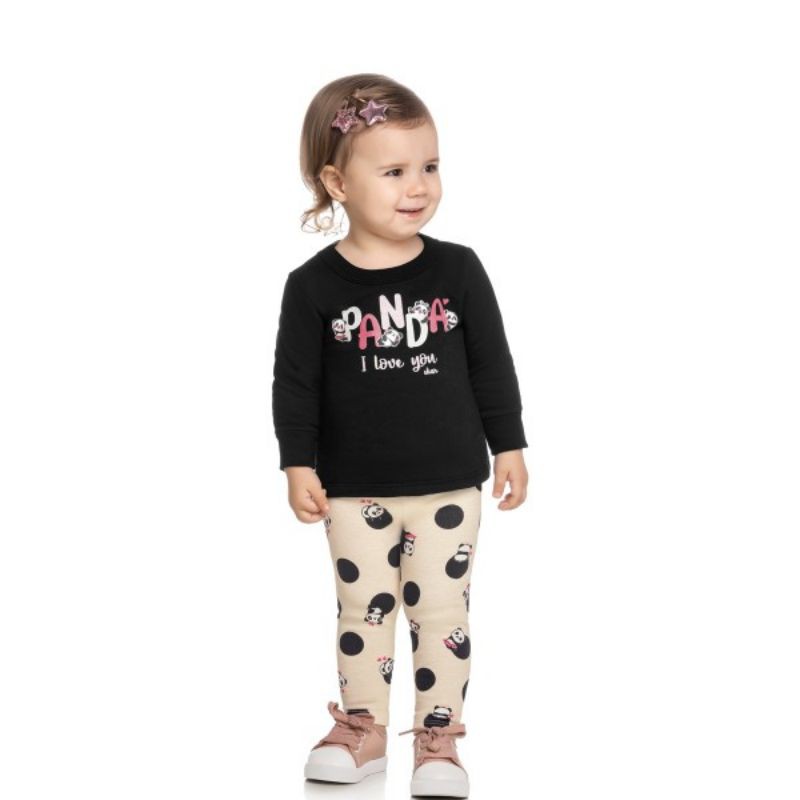 conjunto moleton panda
