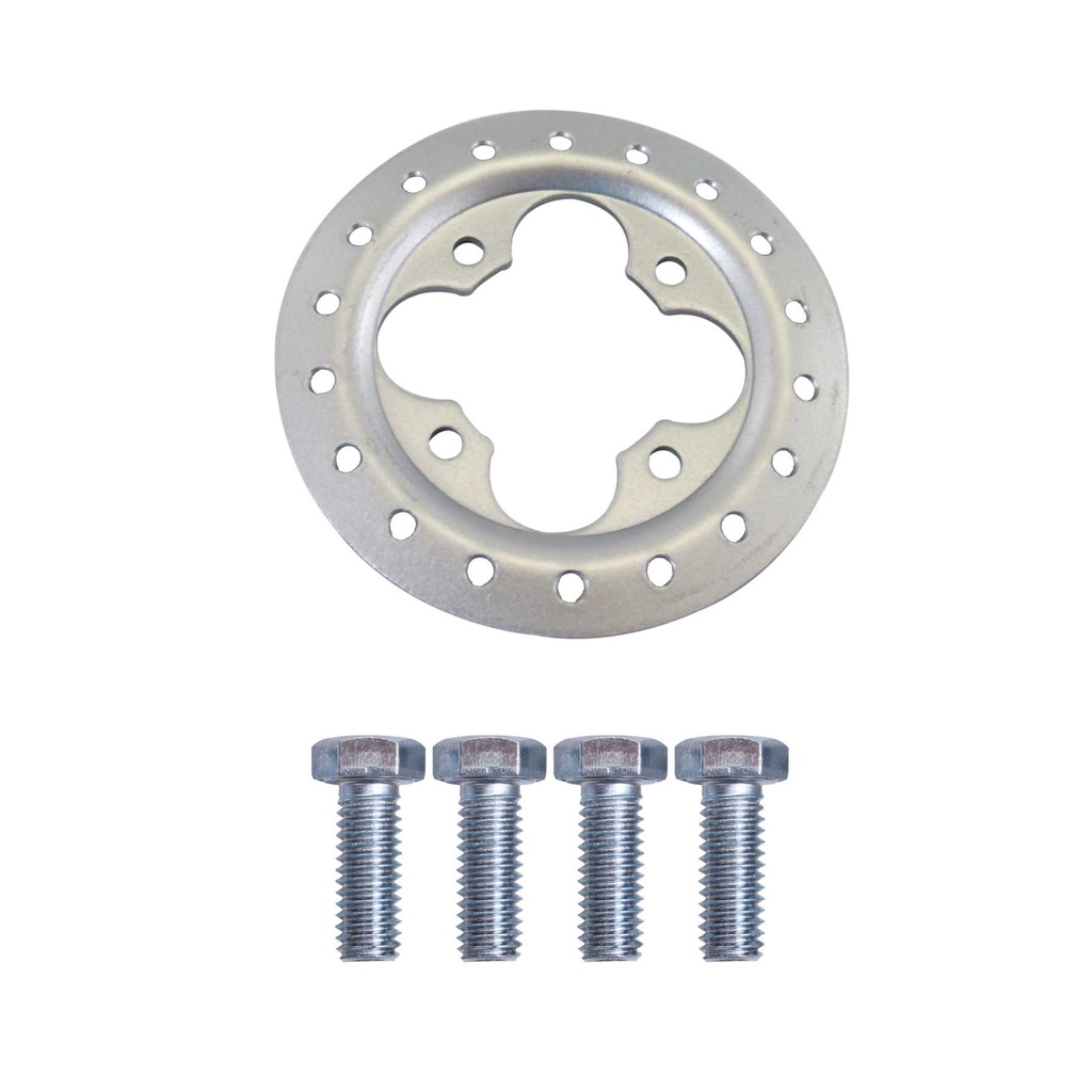 Flange do Cubo Dianteiro + Parafuso Cg 125 até 99 / Titan / Today / Nxr 125 / 150 / 160 Bros