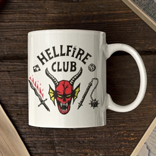 Caneca Hellfire Club  Stranger Things Série Porcelana em Oferta na Shopee
