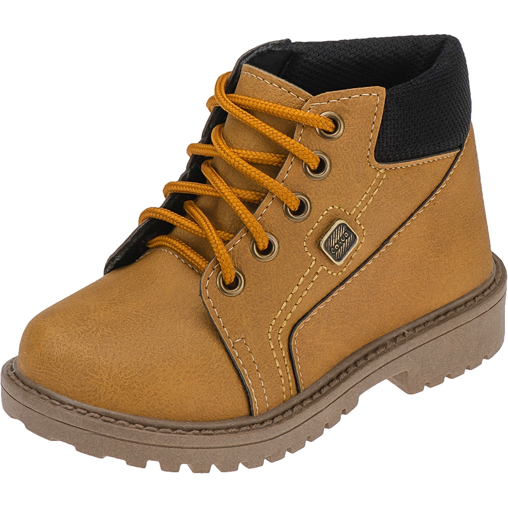 Bota Coturno Infantil Masculino Menino Botinha Leve club happy Envio em 24h