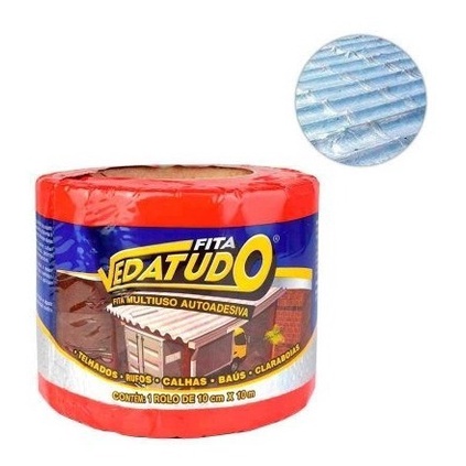 Fita Asfaltica Vedatudo Auto Adesiva 10cmx10m Barato