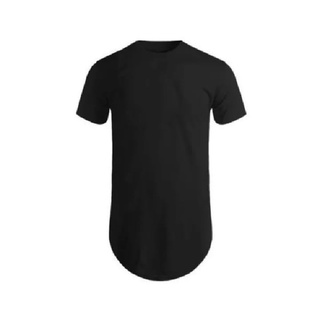 Camisa Long Line Oversized Blusa Masculina Lisa Basica