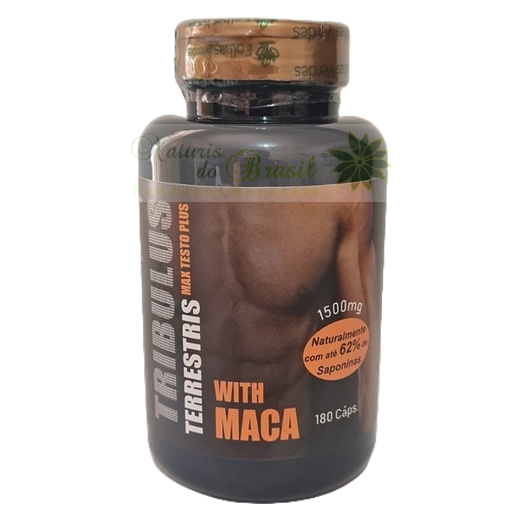 Tribulus Com Maca Peruana 1500mg PREMIUM 180 Cápsulas Folhas Verdes Shopee Brasil