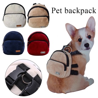 Mochila Fofa Para Cachorrinho Portátil Cachorro Pet Saliva Toalha Acessórios Animais