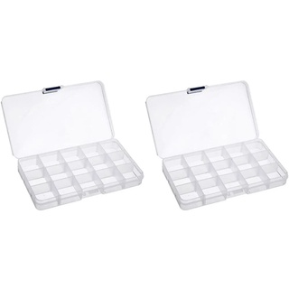02 Caixa * Caixinha * Box * Organizador * 15 Divisorias * Plastico em Oferta na Shopee