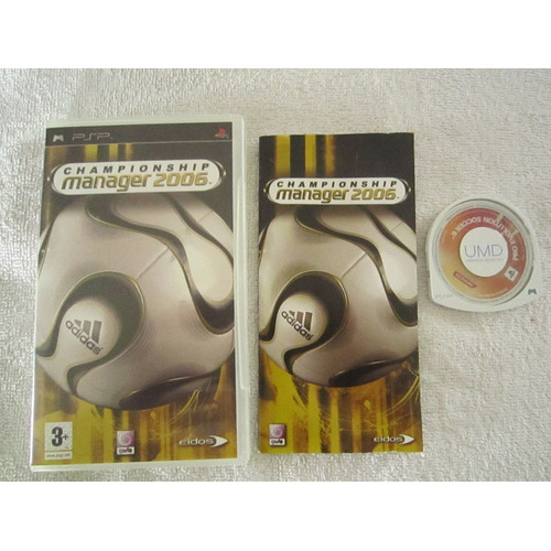 Psp Championship Manager 2006 *** Jogo Original  ***