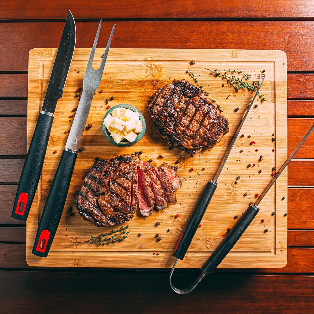 Conjunto Kit Churrasco 3 Peças Com Faca Garfo Pegador Moob Profissional em Oferta na Shopee