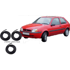 Borracha Vedação Fiesta Hatch 1996 1997 1998 2 Porta + Malas