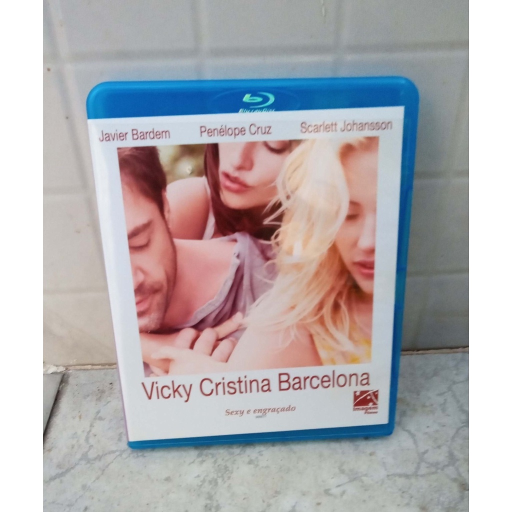 Blu Ray Vicky Cristina Barcelona - filme de Woody Allen com Penelope Cruz Javier Bardem Scarlett Johansson