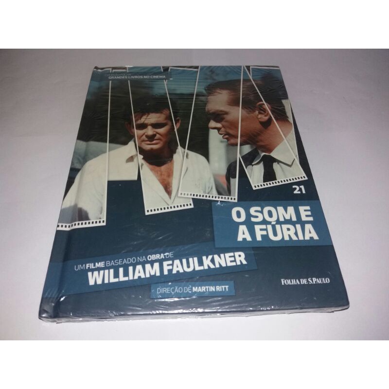 Dvd + Livro : O Som e a Furia - 1959 - Yul Brynner - Joanne Woodward - Lacrado