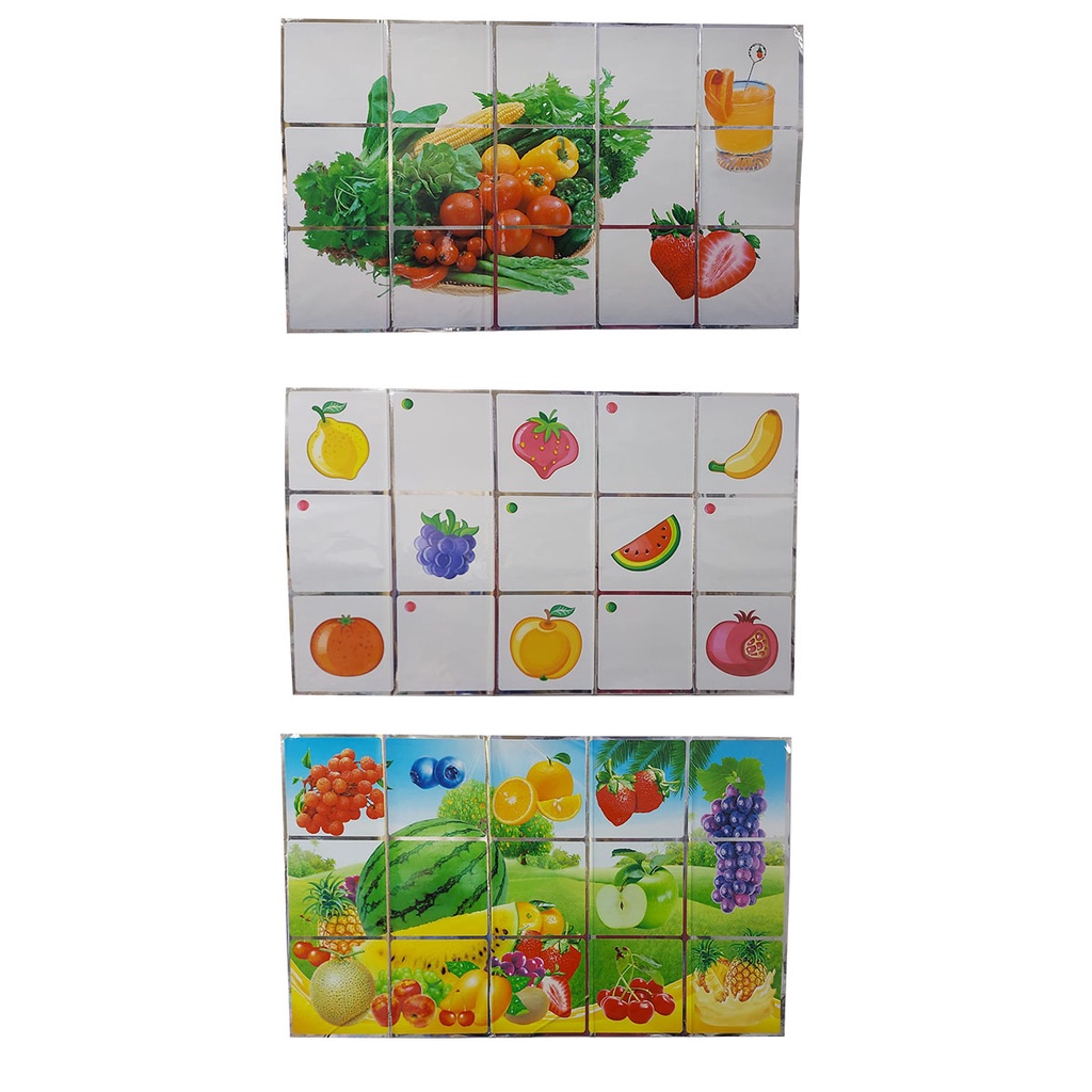 Adesivo de Parede DANTAS Cozinha 75x45cm Removível Prova de Óleo Impermeável Papel Autocolante Azulejo Decoração Casa