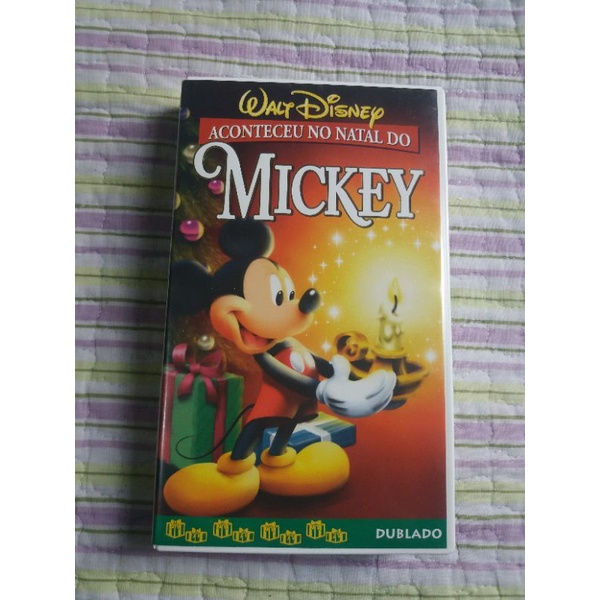 VHS Aconteceu no Natal do Mickey ( dublado) | Shopee Brasil