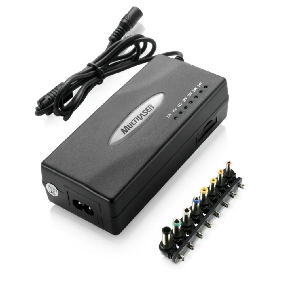 Carregador Universal para Laptop 90W Multilaser em Oferta na Shopee