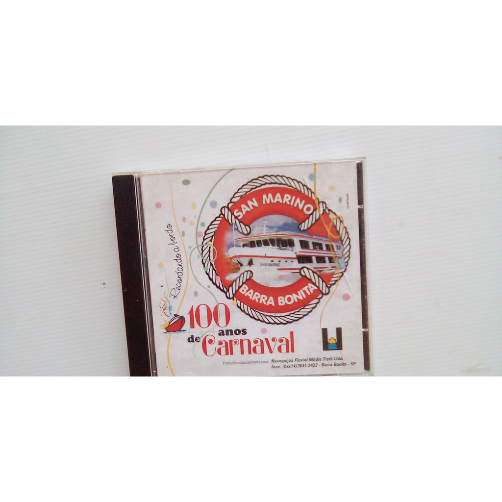 Cd - 100 Anos de Carnaval - San Marino Barra Bonita - 1996
