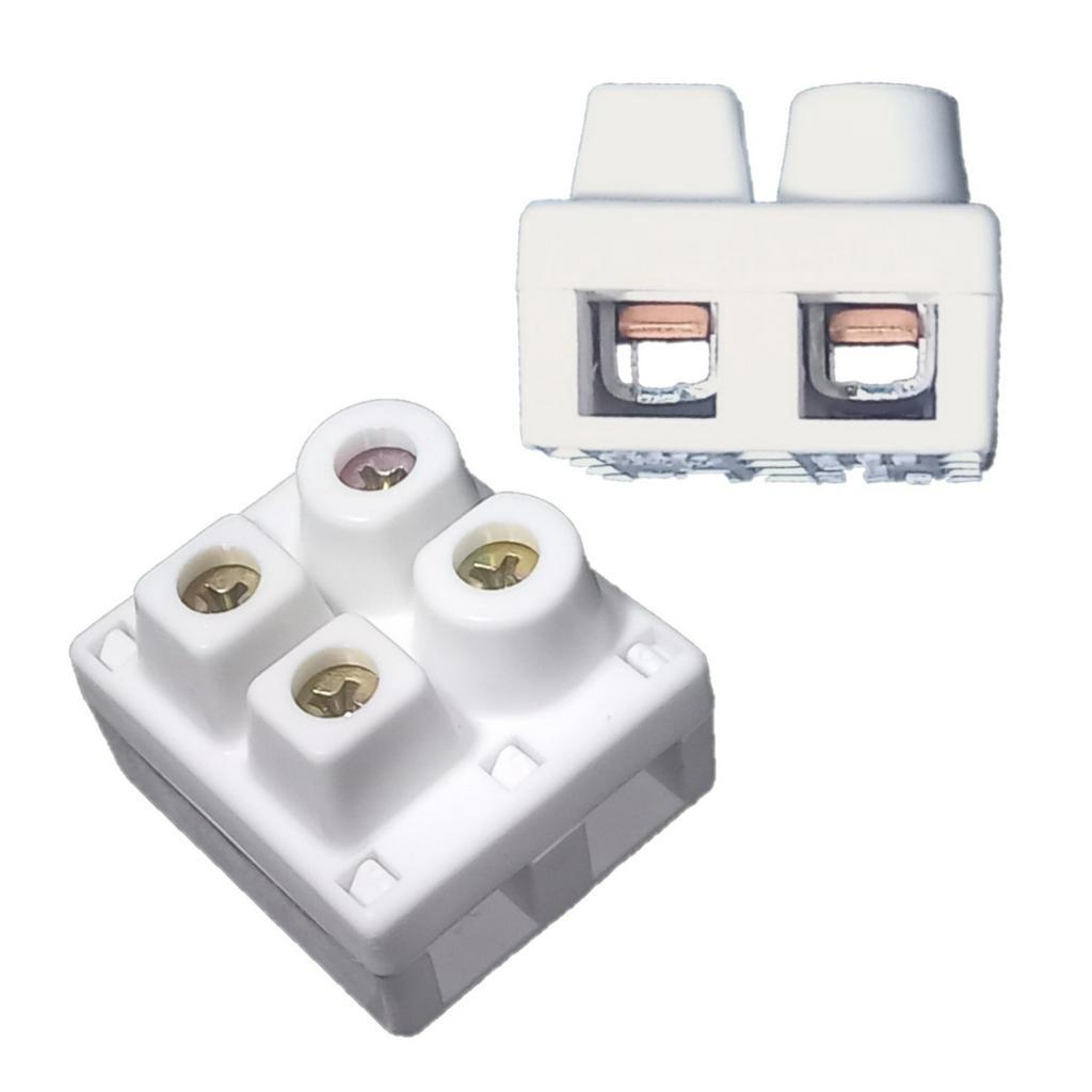 Conector Duplo CD-10 Chuveiro Ducha Painel Solar Som 50A Dersehn Instalações de Chuveiros Duchas e Torneiras Elétricas