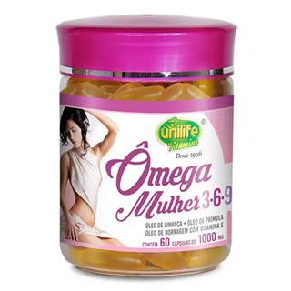 Ômega 3 Mulher 3,6,9 - 60 Cápsulas 1450mg - Unilife