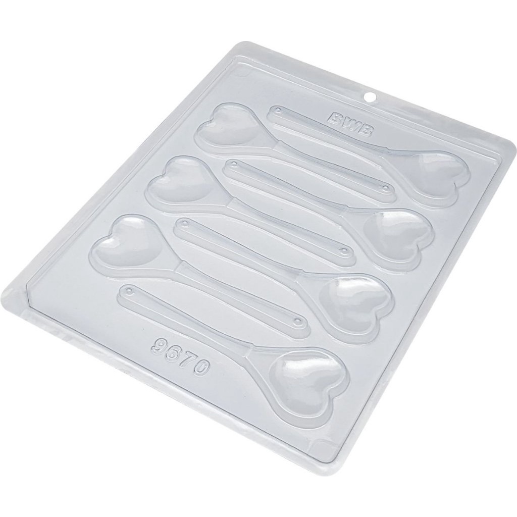 Forma de Acetato Colher Coração Cód. 9670 BWB em Oferta na Shopee