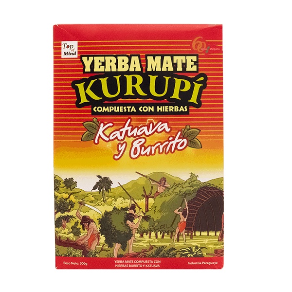Erva Mate Tereré Kurupi Burrito e Catuaba 500 grs