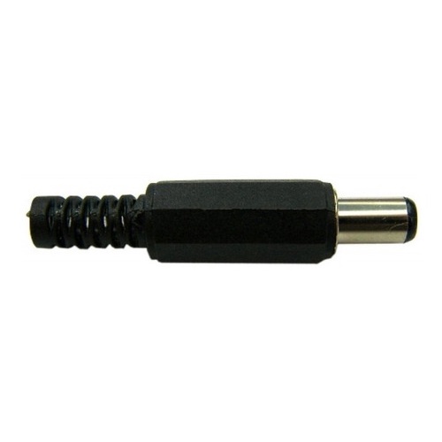 Kit 50 Peças - Plug P4 2,5x5,5x9mm (p8) Plastico Preto