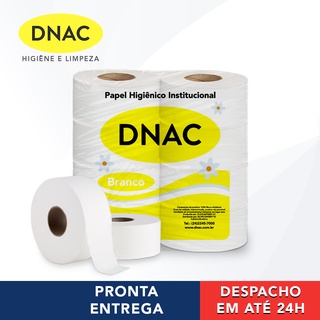 Fardo Papel Higiênico Rolão p/ banheiro Industrial 8x300m DNAC em Oferta na Shopee