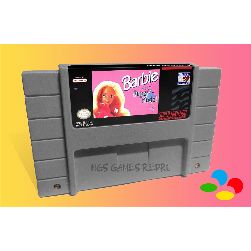 Barbie Super Model Jogo de Super Nintendo | Shopee Brasil