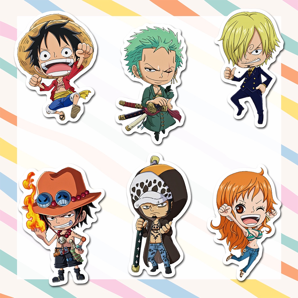 Kit Ímãs Anime One Piece - 6 unidades