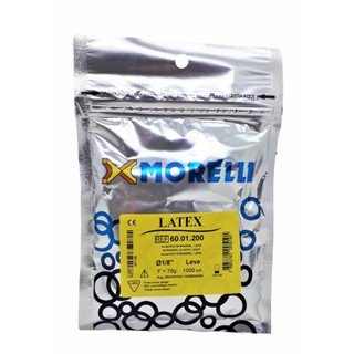Elástico Intraoral Látex  1000 Und. 1/8 Leve/ Médio/ Pesado - Morelli
