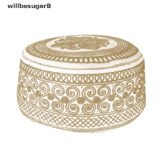 [Wllbesugarb] Homens Islâmicos Kippot Caps Muslim Índia Veludo Indio Arabisch Kippa Chapéus De Oração [Novo]