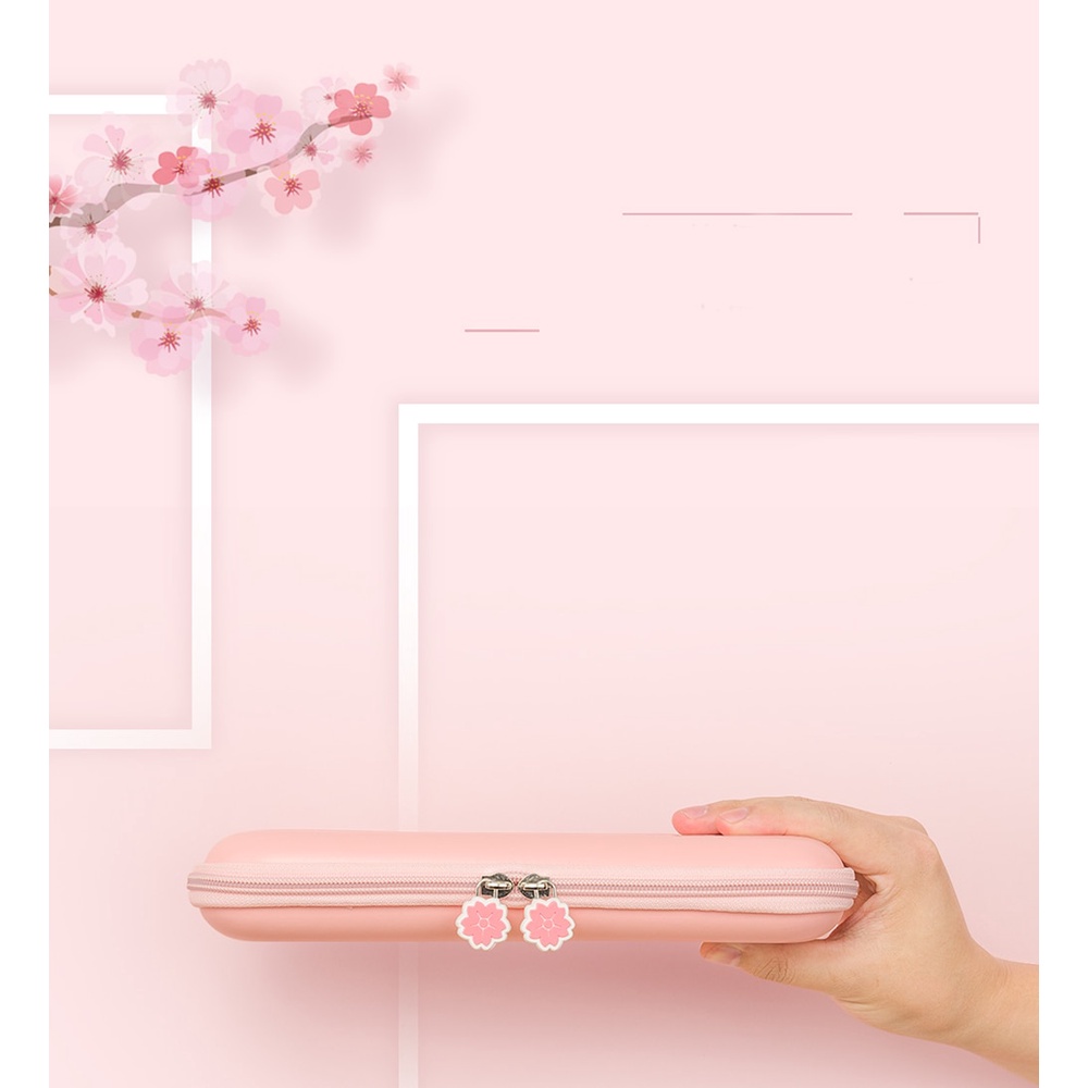 Bonito Rosa Sakura Saco De Armazenamento Caso Capa Para Nintendo Switch /Switch oled/ Switch Lite Viagem Portátil Bolsa De Transporte Interruptor Acessórios Do Jogo — imagem 2 de 2