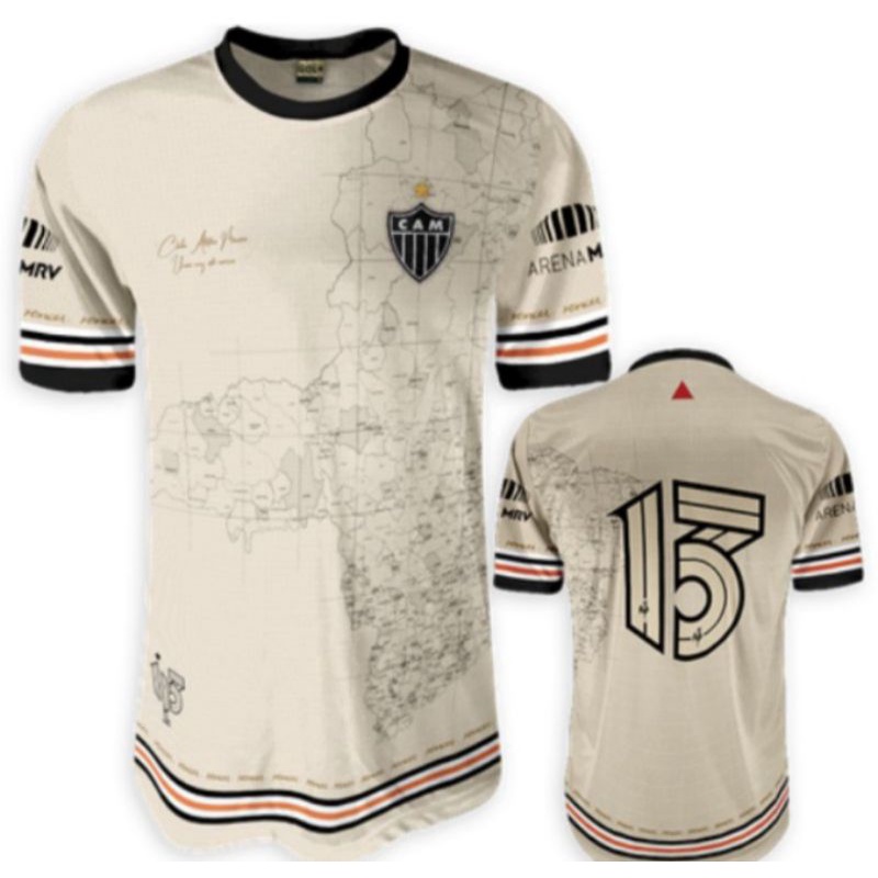 camisa do galo infantil manto da massa Atlético mineiro mapa 0 a 12 anos unisex
