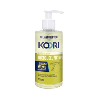 Koori Alcool Gel Antisseptico Maos Limao Siciliano 250ml