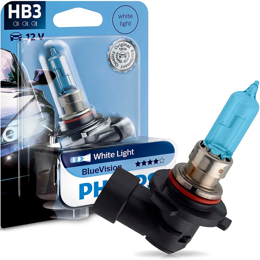 Lâmpada Philips Blue Vision 3700k 12V - Unidade - Spare Parts and Accessories for Vehicles