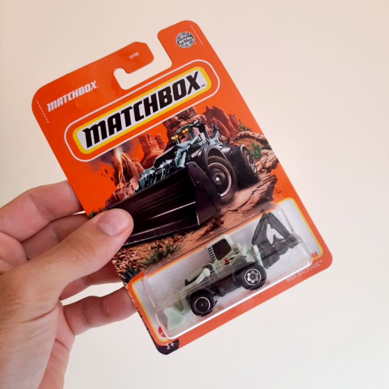 Matchbox - MBX BACKHOE - Original Mattel | Shopee Brasil