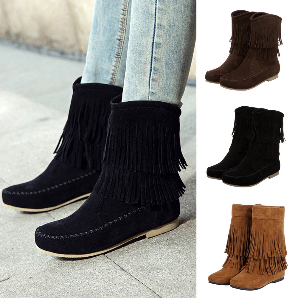 bota cano curto baixa feminina