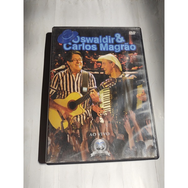 Dvd Oswaldir e Carlos Magrão Otimo Estado