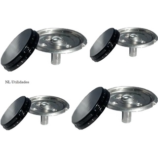 Kit Espalhador e Queimador Fogao Esmaltec Bali 4 Bocas