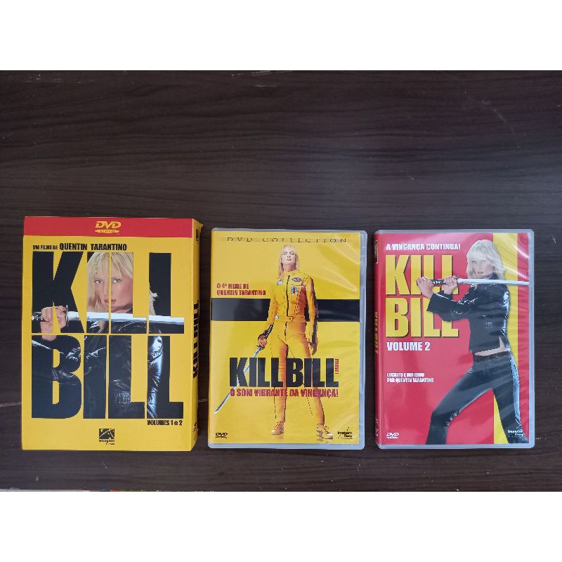 Box Dvd Kill Bill Vol 1 E 2 (original) | Shopee Brasil