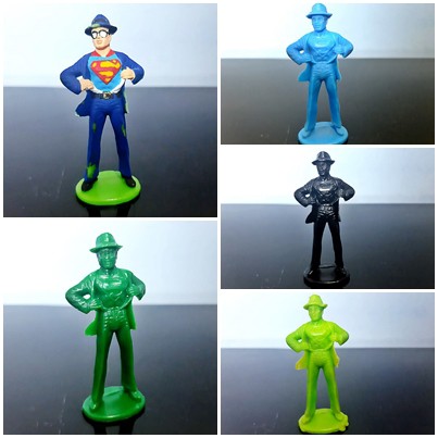 Boneco Clark Kent Superman Promoção Super Heróis DC Pepsi Anos 80
