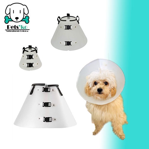 Colar Elizabetano para Cachorro e Gato - Cone de Proteção Pet